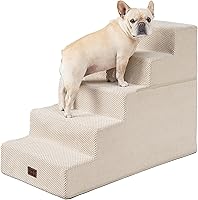 Vista 36 de EHEYCIGA Escaleras para perros pequeños de 16.5" de altura, escalones de 3 peldaños extra anchos para perros para sofá y silla, escalones