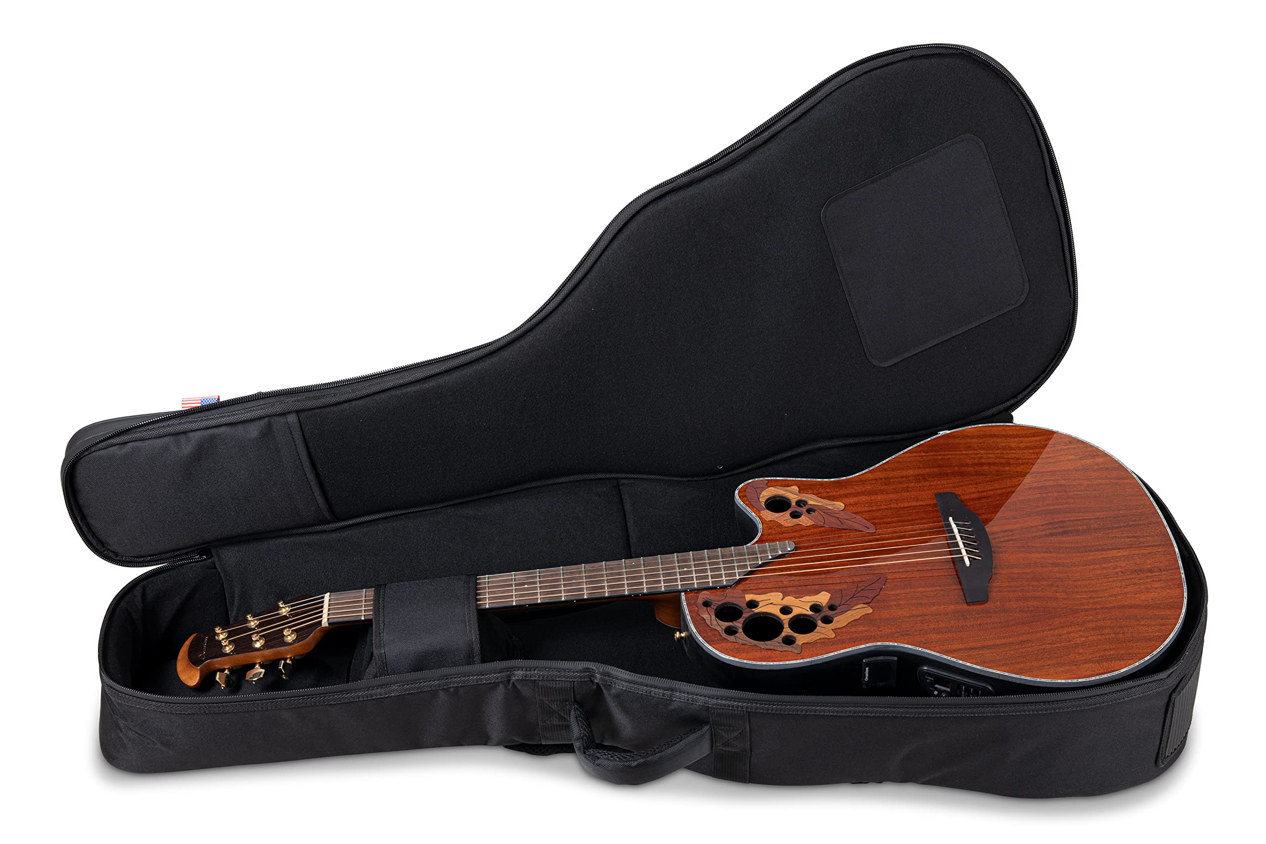 OVATION Funda para guitarra Deep Bowl/Mid-Depth + 12 cuerdas