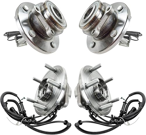 Vista 332 de TRQ Juego de 2 rodamientos y bujes de rueda trasera izquierda y derecha compatible con Ford Expedition 2007-2010 Lincoln Navigator 2007-2010