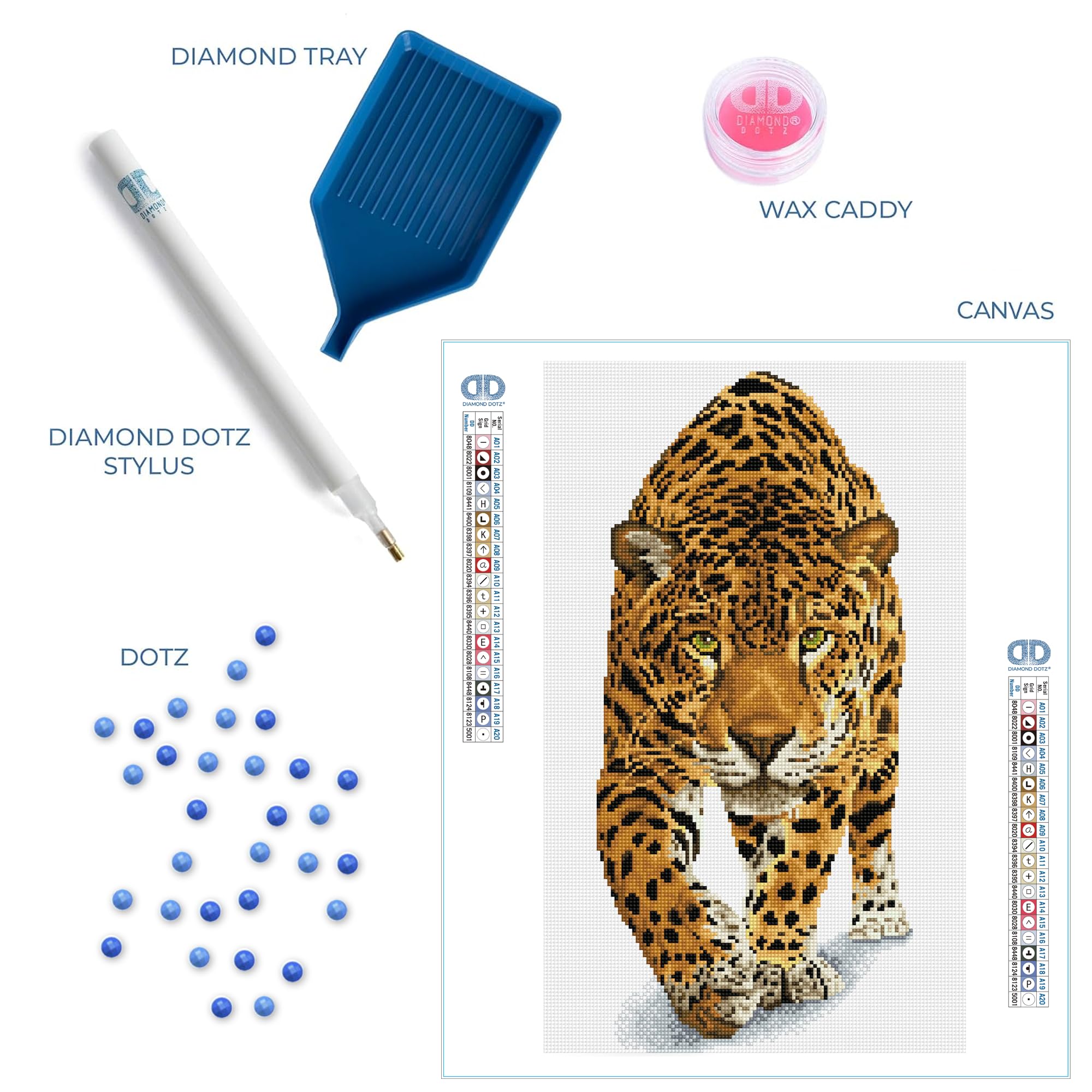 Diamond Dotz Jaguar Painting Kit - Sparkle & Shine -5 Diamond Dotz Jaguar Painting Kit - Sparkle & Shine -5