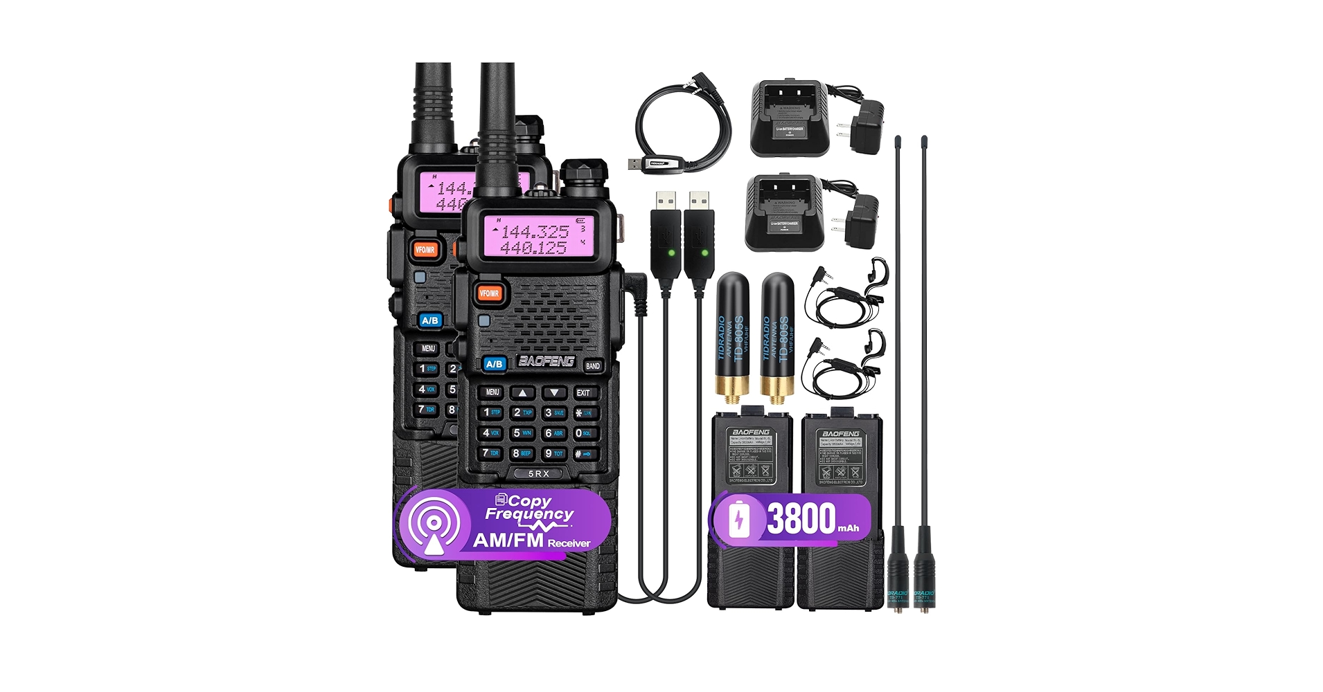 Amazon.com: BAOFENG UV-5RX (Upgraded of UV-5R) Ham Radio
