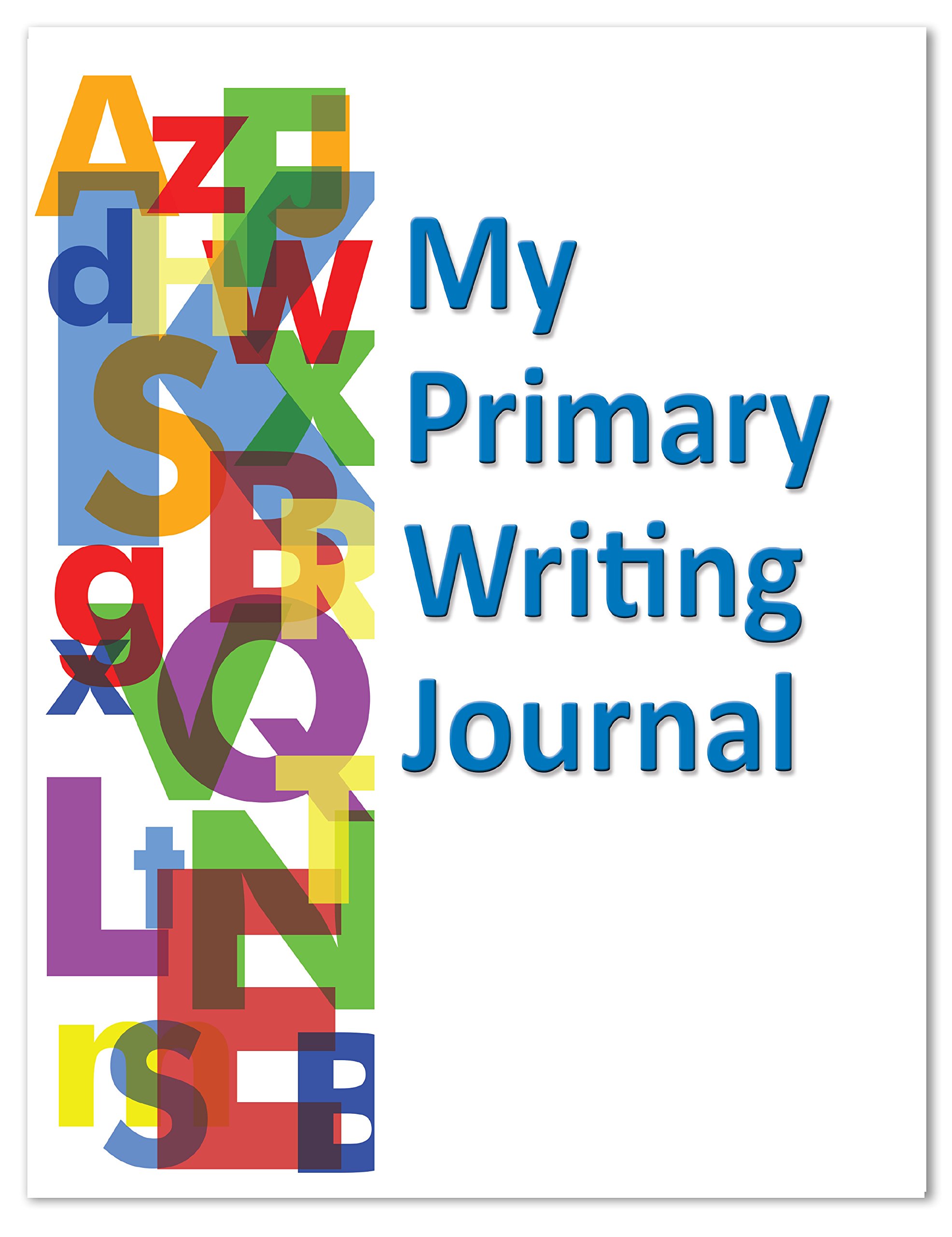 BookFactory Elementary School My Primary Writing Journal/Classroom Journal - 10 Pack (8.5 x 11 32 Pages) Saddle Stitched (JOU-032-7CSS-MPWJ-[10-Pack]-PJX)