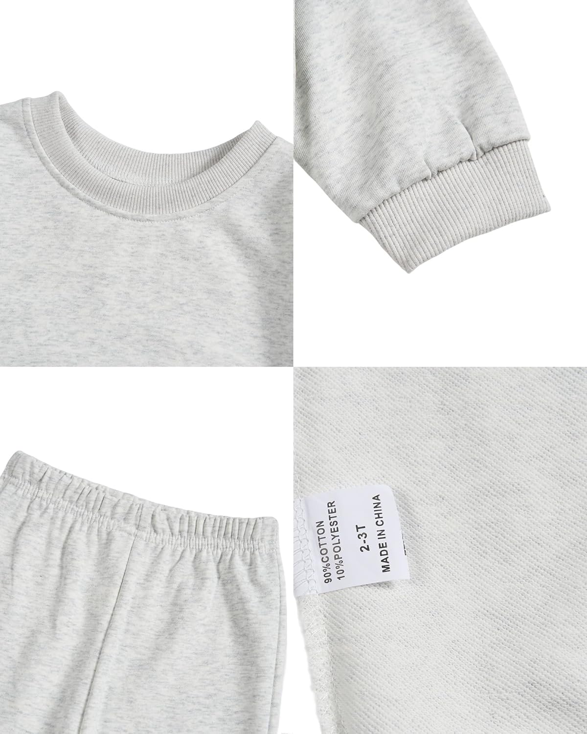 Toddler Baby Letter I Like Golf Long Sleeve Sweatshirt Top Jogger Pants Set Cute Fall Winter Clothes Set - Image 6