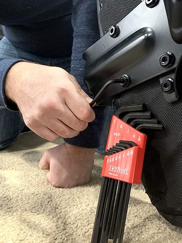 Miniatura 4 de EKLIND 10213 Llave Allen hexagonal -L Juego de 13 piezas SAE pulgadas Tamaños .050-38 Serie larga