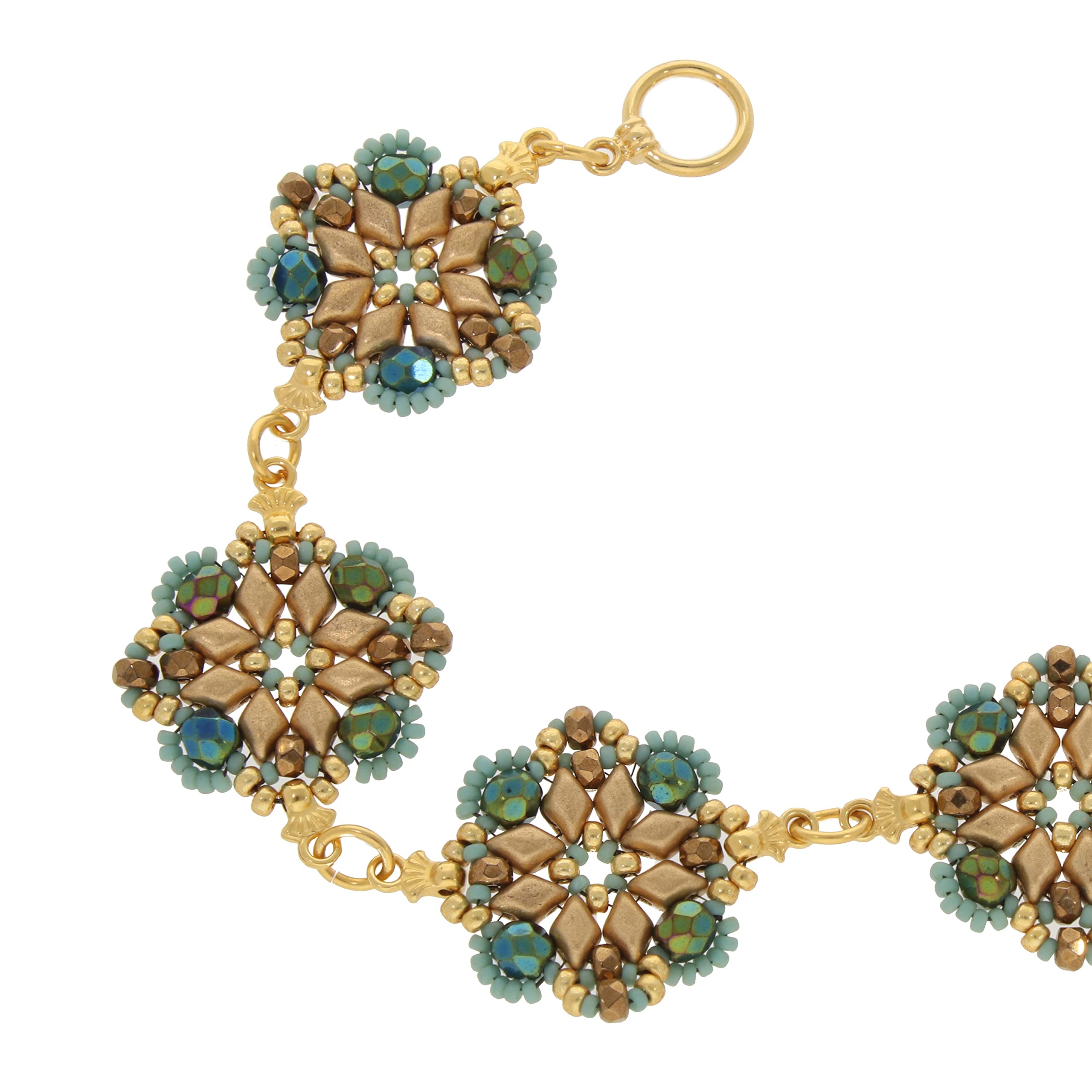 The Beadsmith Offene Biegeringe – 5 mm, vergoldet, 19 Gauge (1,062 mm) Drahtstärke, 144 Stück – Erkenntnisse für die Herstellung von Schlüsselanhängern, Charms, Kettenhemden und Körperschmuck