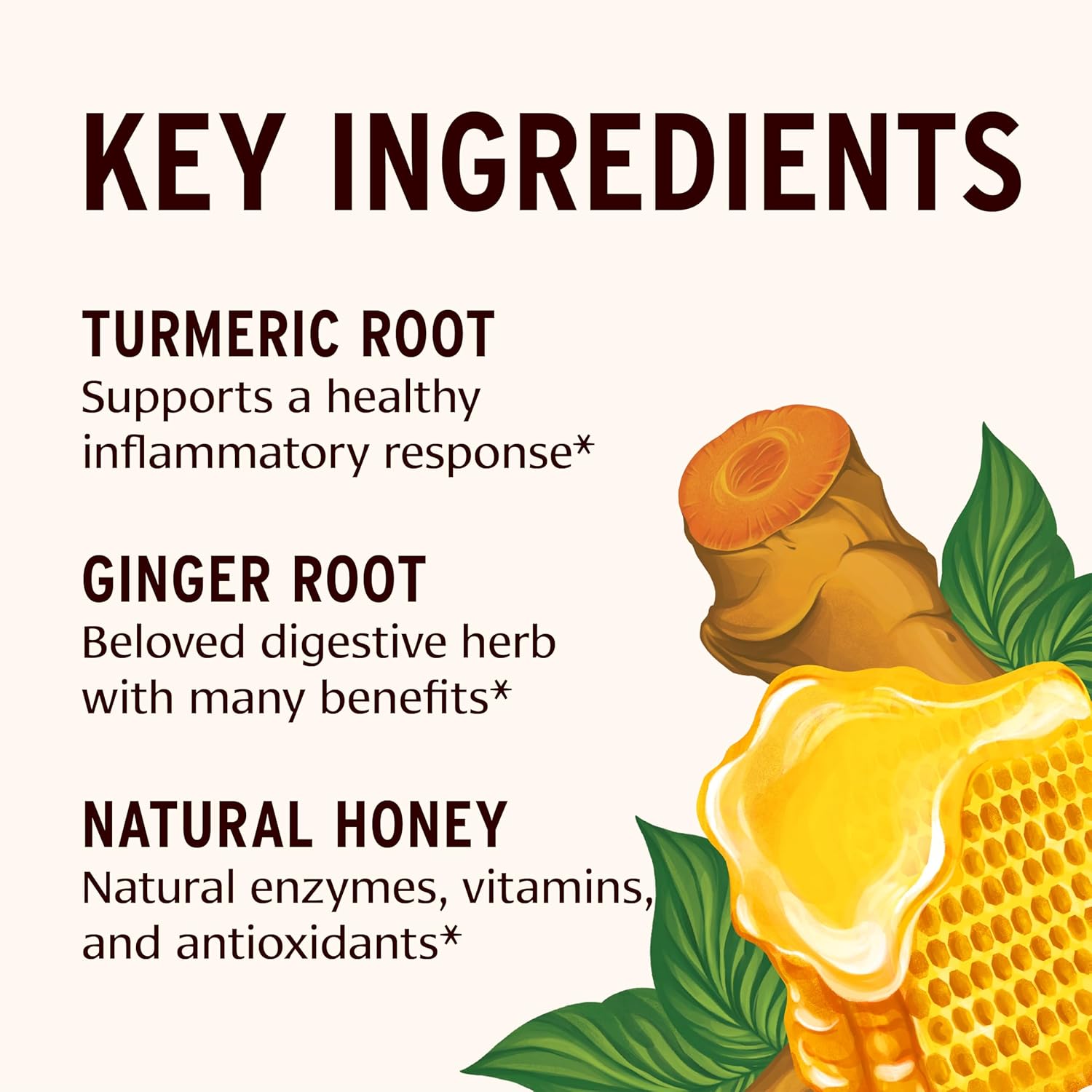 Banyan Botanicals Turmeric Honey – with Turmeric ­­and Ginger – Delicious Superfood Herbal Honey for Adults & Kids – 8.25 oz – Raw & Unfiltered, Pollinator-Friendly, Sustainably Sourced