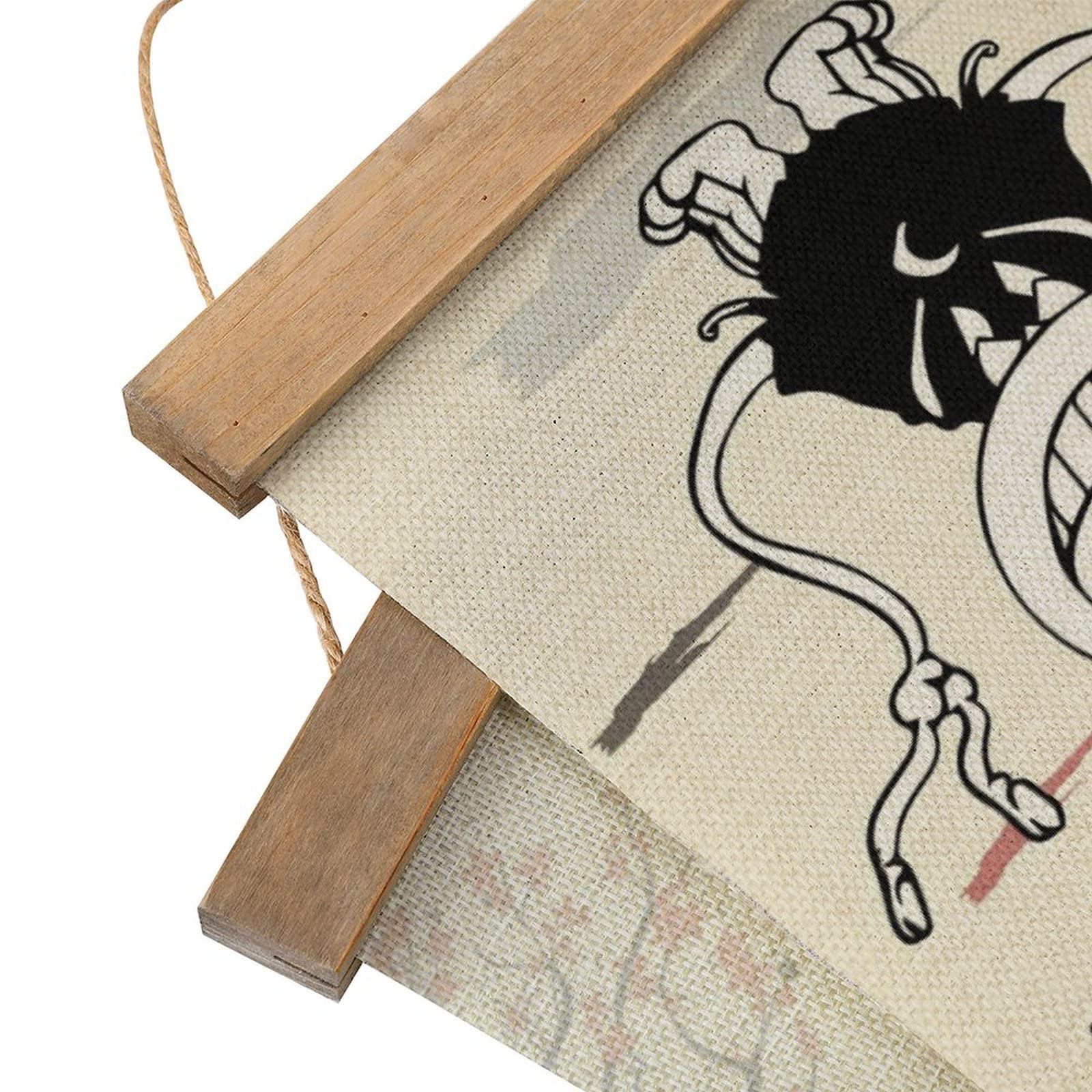 Cadre Magnétique Avec Image Ashitaka - Déco Murale 52x33,5 Cm - Pour Salon, Chambre, Bureau