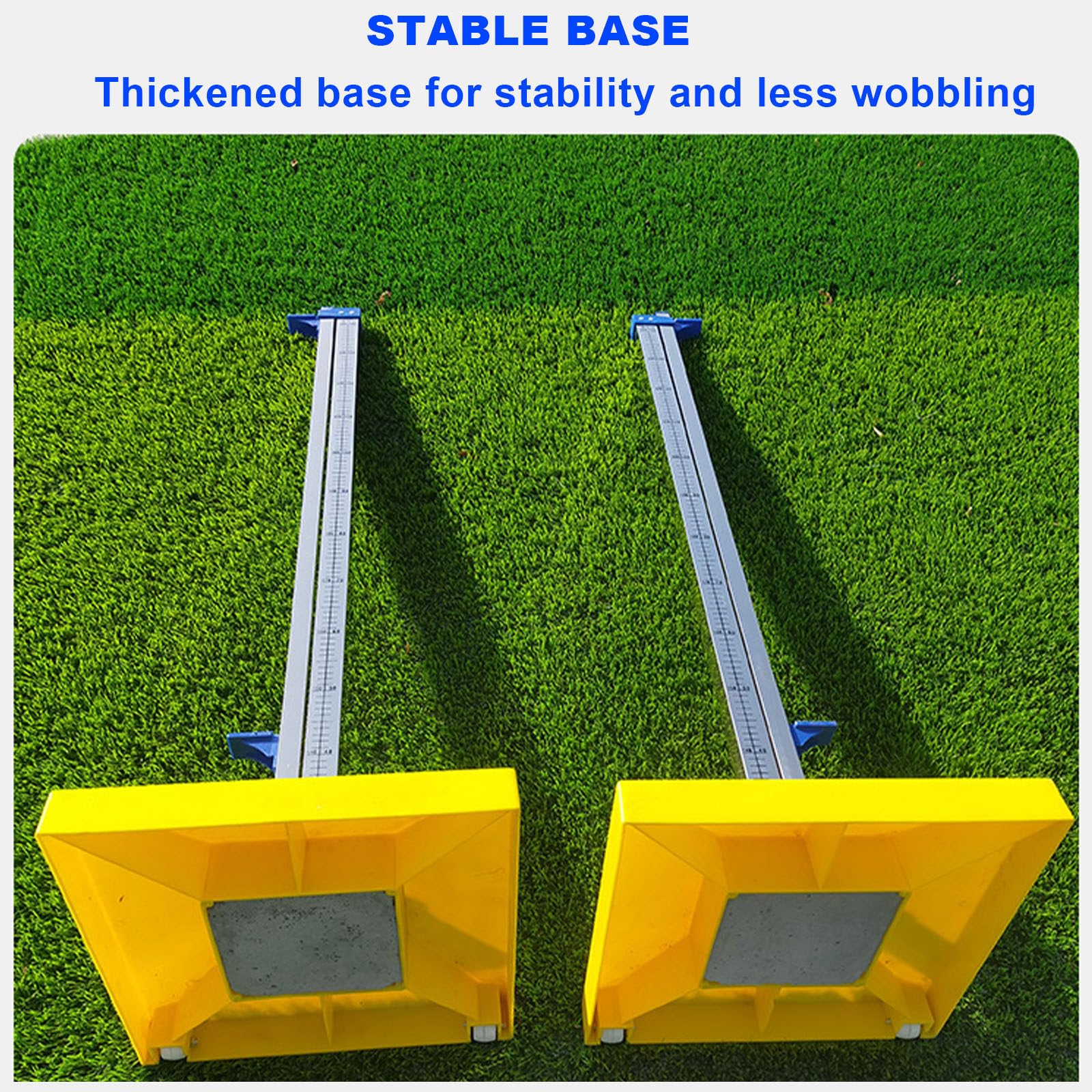 Estándares de salto altos para pista y campo, altura ajustable de 30 a 230 cm, kit de equipo de metal resistente para competiciones y entrenamiento, diseño enrollable