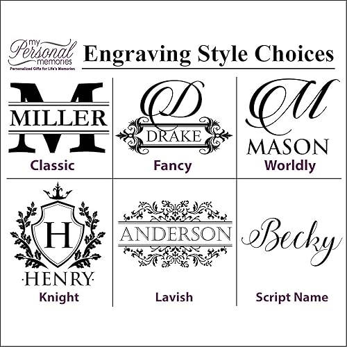 Miniatura 10 de My Personal Memories, Portafolio personalizado con solapa monograma personalizada, grabado para profesor, estudiante, negocios, hombre, mujer,