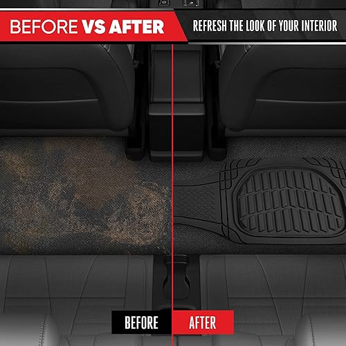 Miniatura 5 de Motor Trend PRO920 Premium FlexTough Alfombra complementaria de goma, para el suelo, con profundidad