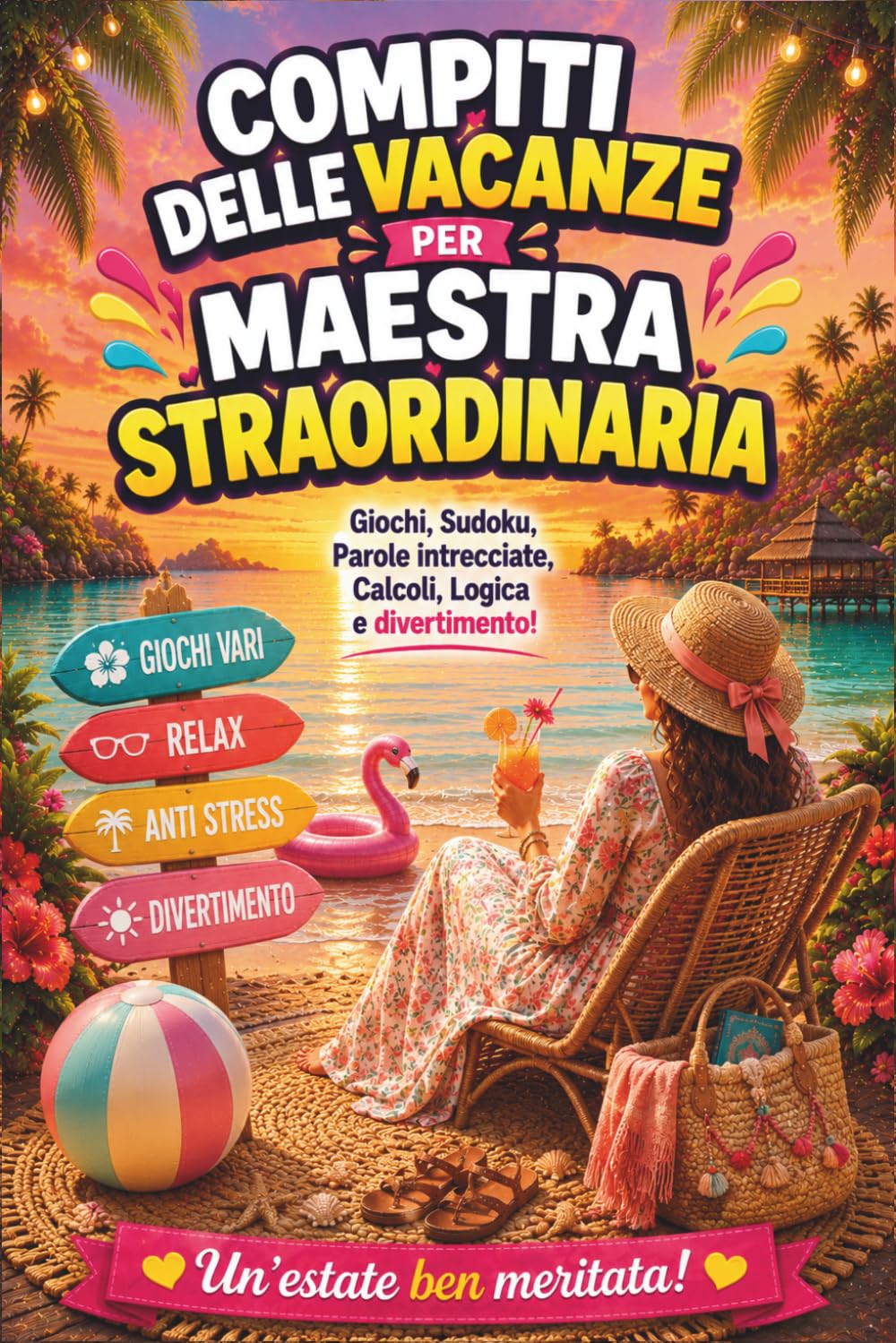 Idee regalo maestra fine anno – Compiti delle vacanze per maestra straordinaria: Giochi e attività per rilassarsi durante le vacanze – Un regalo personalizzato e originale per maestri