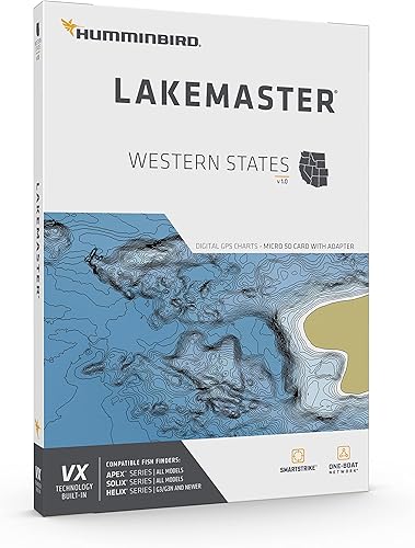 Vista 34 de Humminbird LakeMaster Map SD Card for Fish Finders