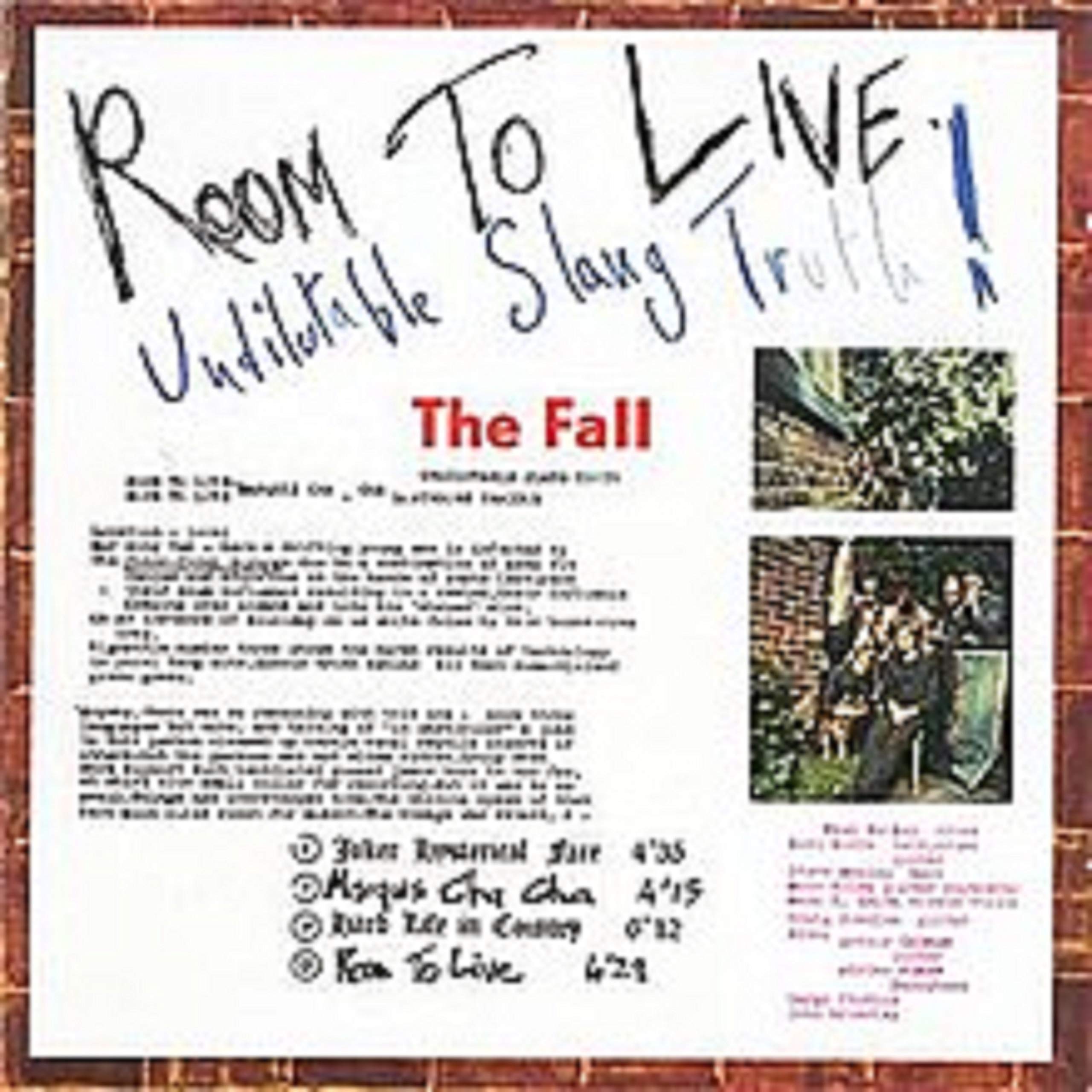 FALL ROOM TO LIVE DOUBLE LP VINYL 2LP set on marbled coloured vinyl, 'Fall Archi