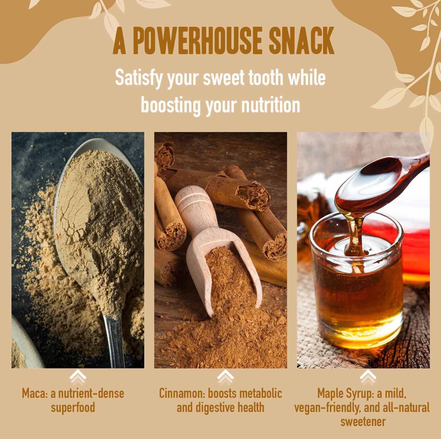 Dr. Cowan’s Garden Flavored Sprouted Walnuts: Cinnamon Maple Crunch - Sprouted Nuts with Cinnamon, Maca, & Organic Walnuts, Grown in the USA, Vegan-Friendly, Keto-Friendly, Low Carb Snack - 8oz