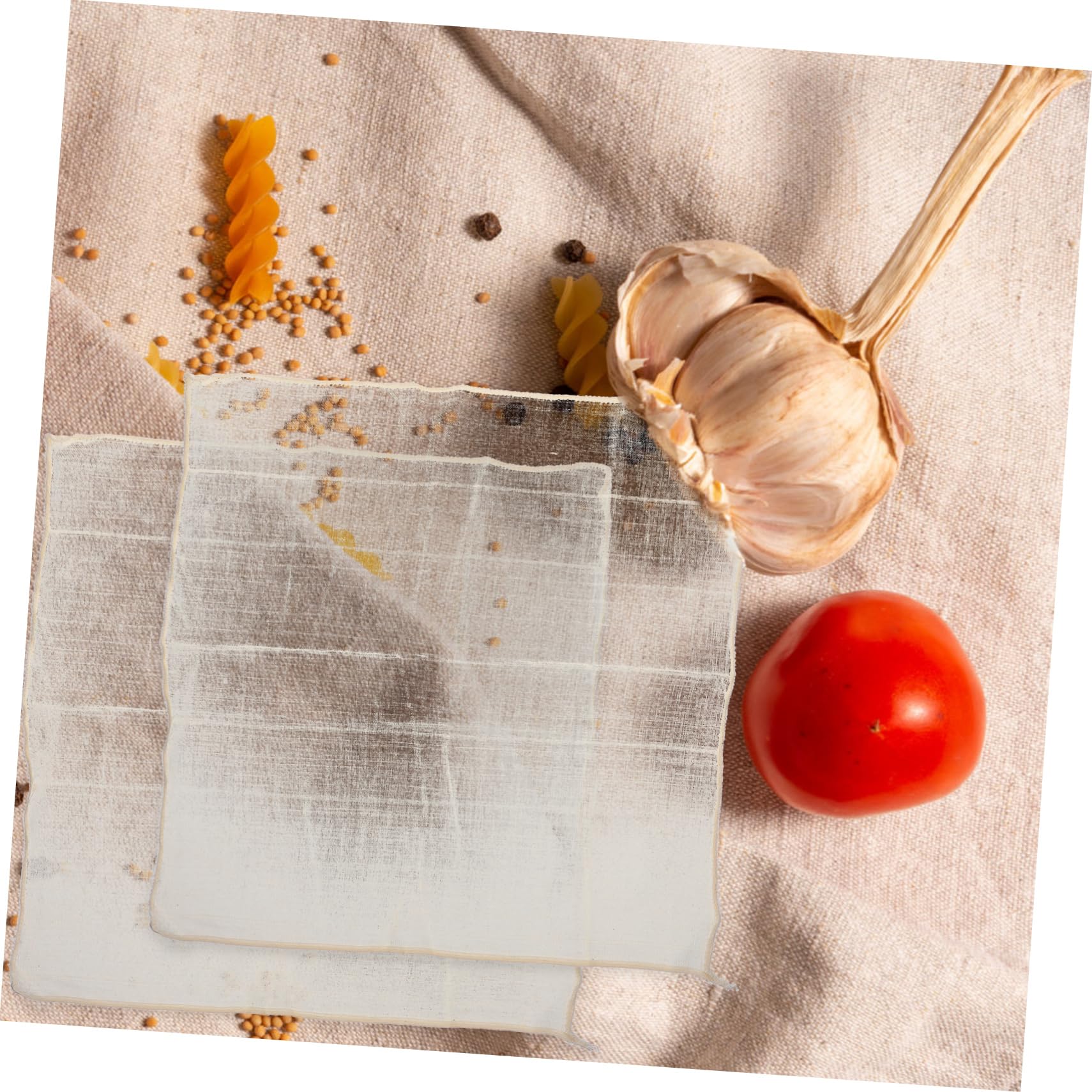 KICHOUSE 6pcs Reusable Cheesecloth for Straining Fine Filter Cloth for Tofu Yogurt and Unbleached Muslin Kitchen Cloths for Efficient Food Preparation and Canning