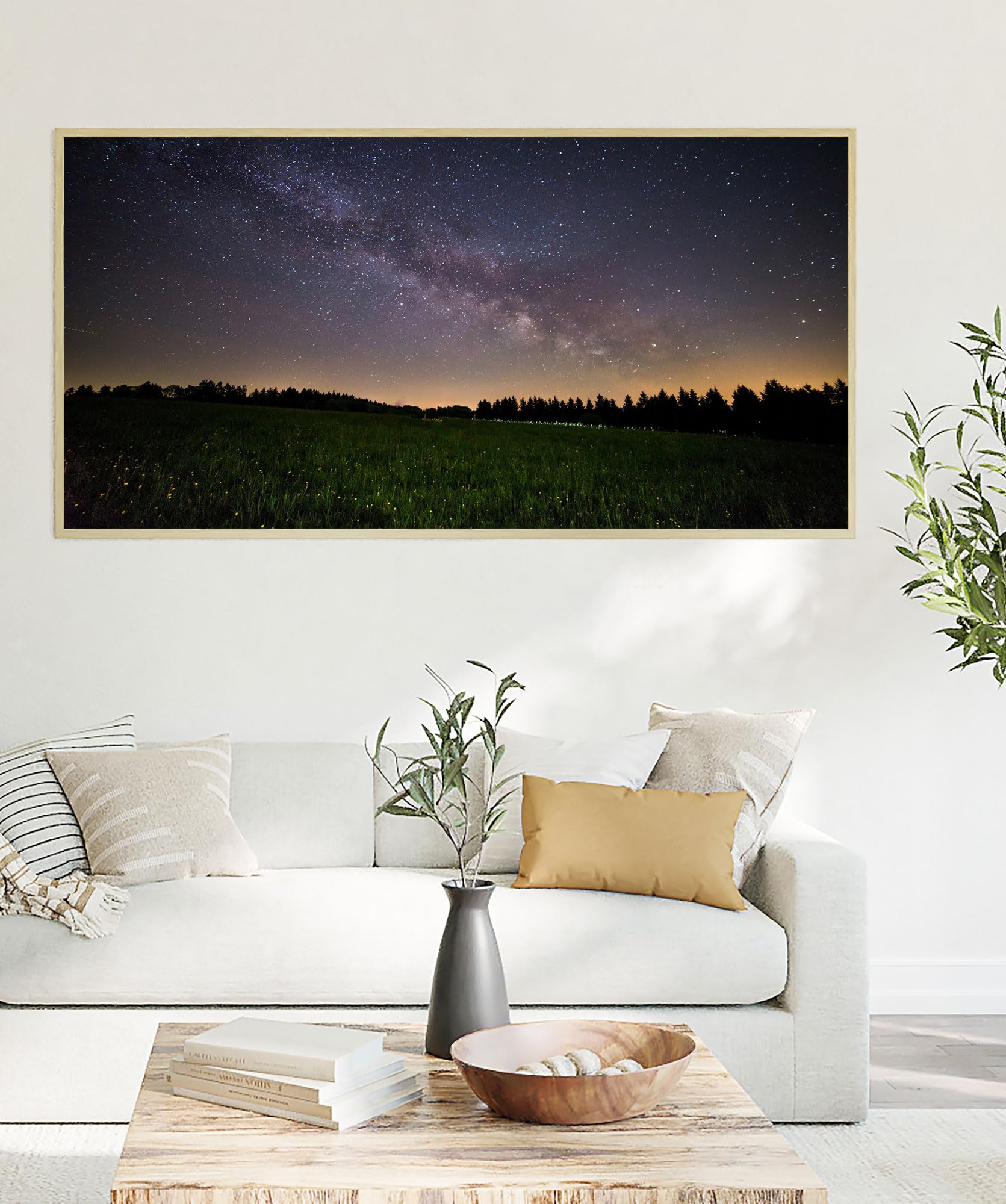 Instarry 5D Diamond Painting Grandi Dimensioni Foresta Delle Stelle Artigianato Decorazione per Casa e Pareti 120x60 cm