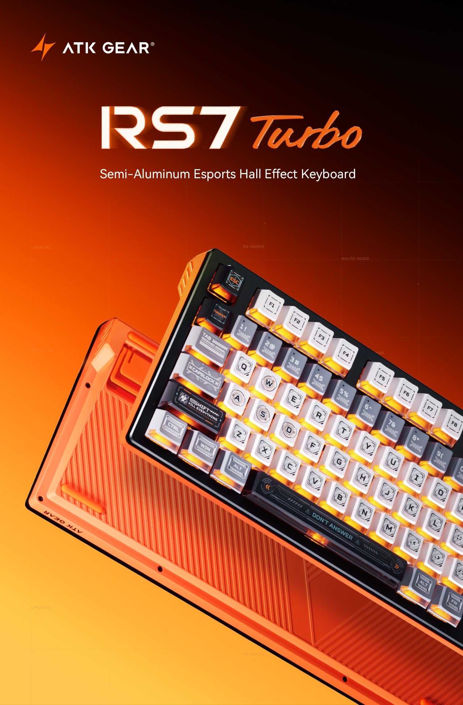 Amazon | ATK RS7 Turbo ゲーミングキーボード Hall Effect 半アルミ
