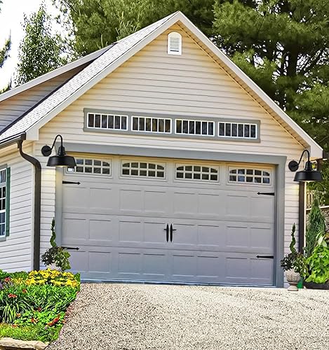 Miniatura 6 de Luces de granero al aire libre de 11 pulgadas del atardecer al amanecer, luces de cuello de cisne de granero montadas en la pared, perfectas para