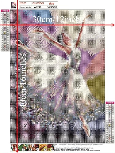 Miniatura 9 de NIHO-JIUMA Kits de pintura de diamantes de bailarina 5D bricolaje completo ballet bailarina diamantes pintura en lienzo regalo para adultos