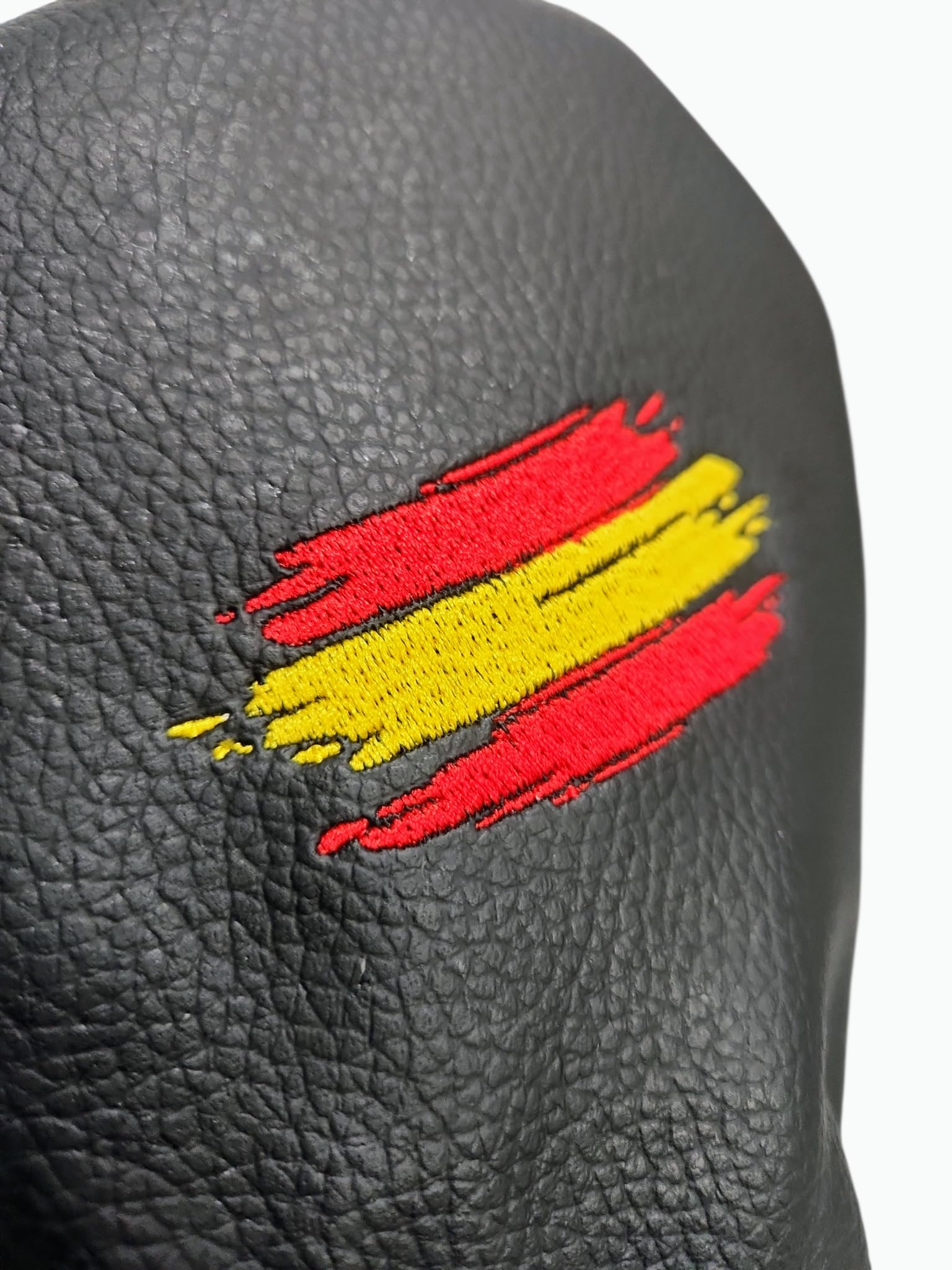 Funda de Piel para Driver con Bandera España Bordada Impermeable | Hecha en España