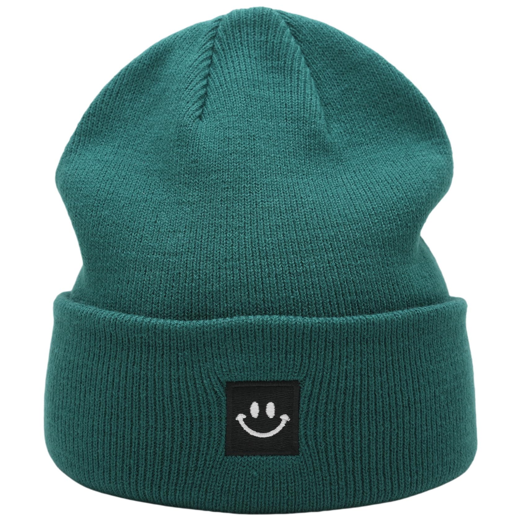 55cube Unisex Winter Beanie Hats Warm Thick Knit Cuffed Skullcaps