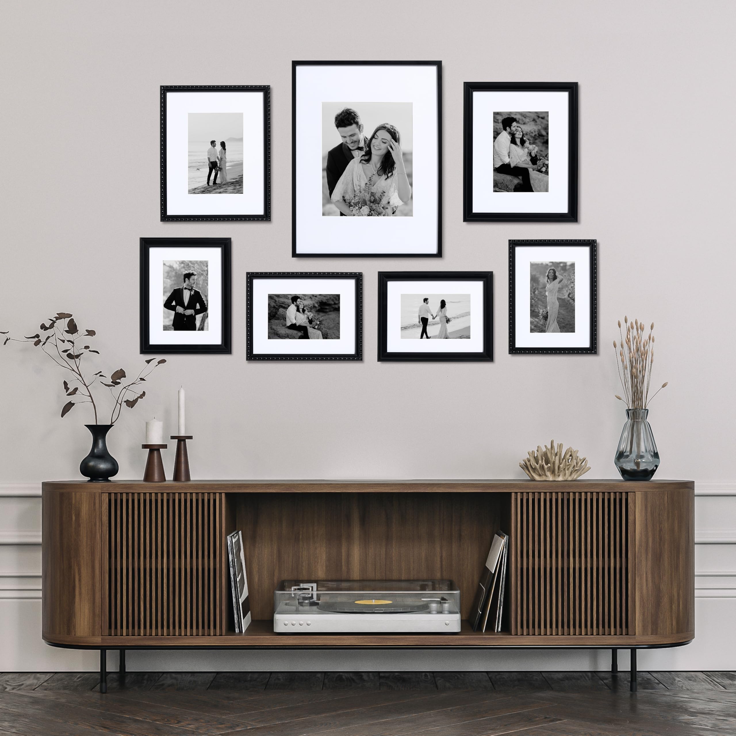 Amazon.com - Camden Reed 7 Piece Gallery Wall Frame Set, (1) 12x16
