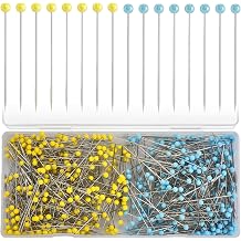 Straight Sewing Pins - 500 PCS Long Glass Ball Head Straight Pins 1.75IN Corsage Pin Quilting Pin for Fabric, Sewing, Crafts, Jewelry Making, Bouquets Decoration DIY Supplies