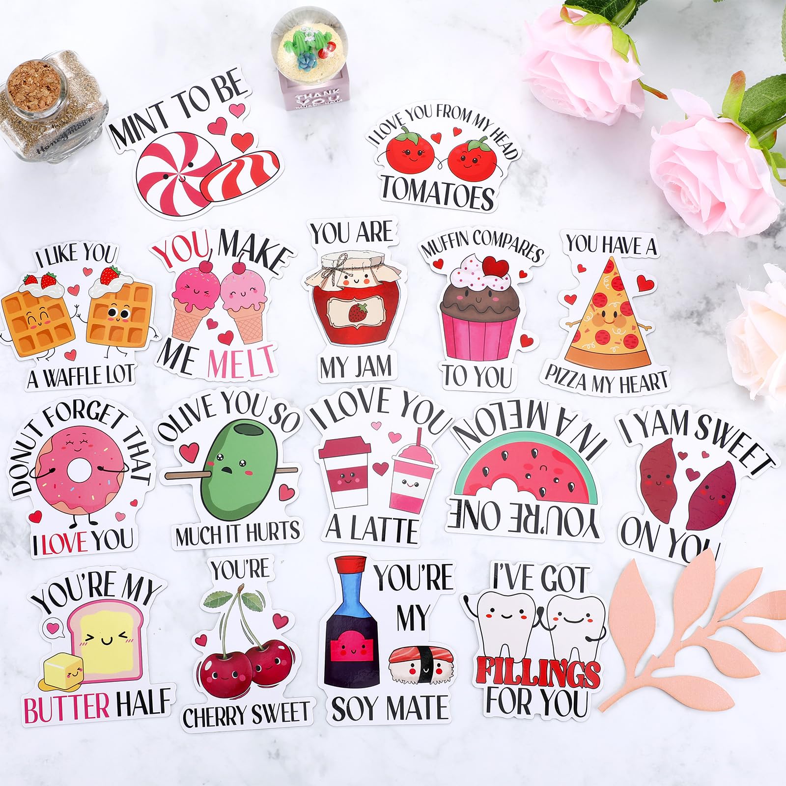 PATIKIL Fridge Magnets, 22 Pcs Love Heart Decorative Magnets Cute Black - View #9