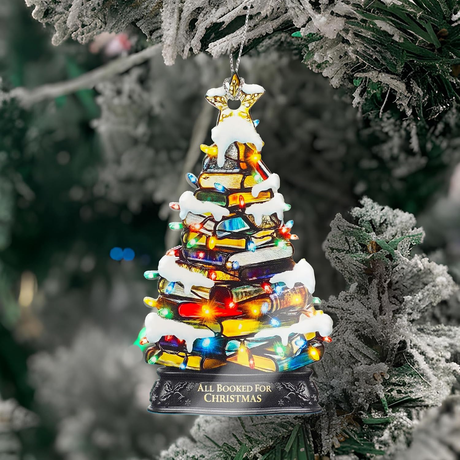 Book Lovers Gifts for Women 2026 - Christmas Book Ornament - Christmas Ornament 2026 - Bookish Gifts for Readers and Bookworms, Unique BookLover Gifts for Reading Lovers image 5