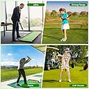 AKGGBOOOM Golf Swing Trainer with Retractable Arm Band, Right-Handed Training Aid for Chipping and Hitting, Indoor and Outdoor Practice gallery image