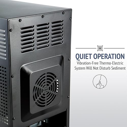 Miniatura 7 de Ivation Enfriador termoeléctrico de vino rojo y blanco de 18 botellasenfriador de encimera bodega de vino con pantalla digital de temperatura,