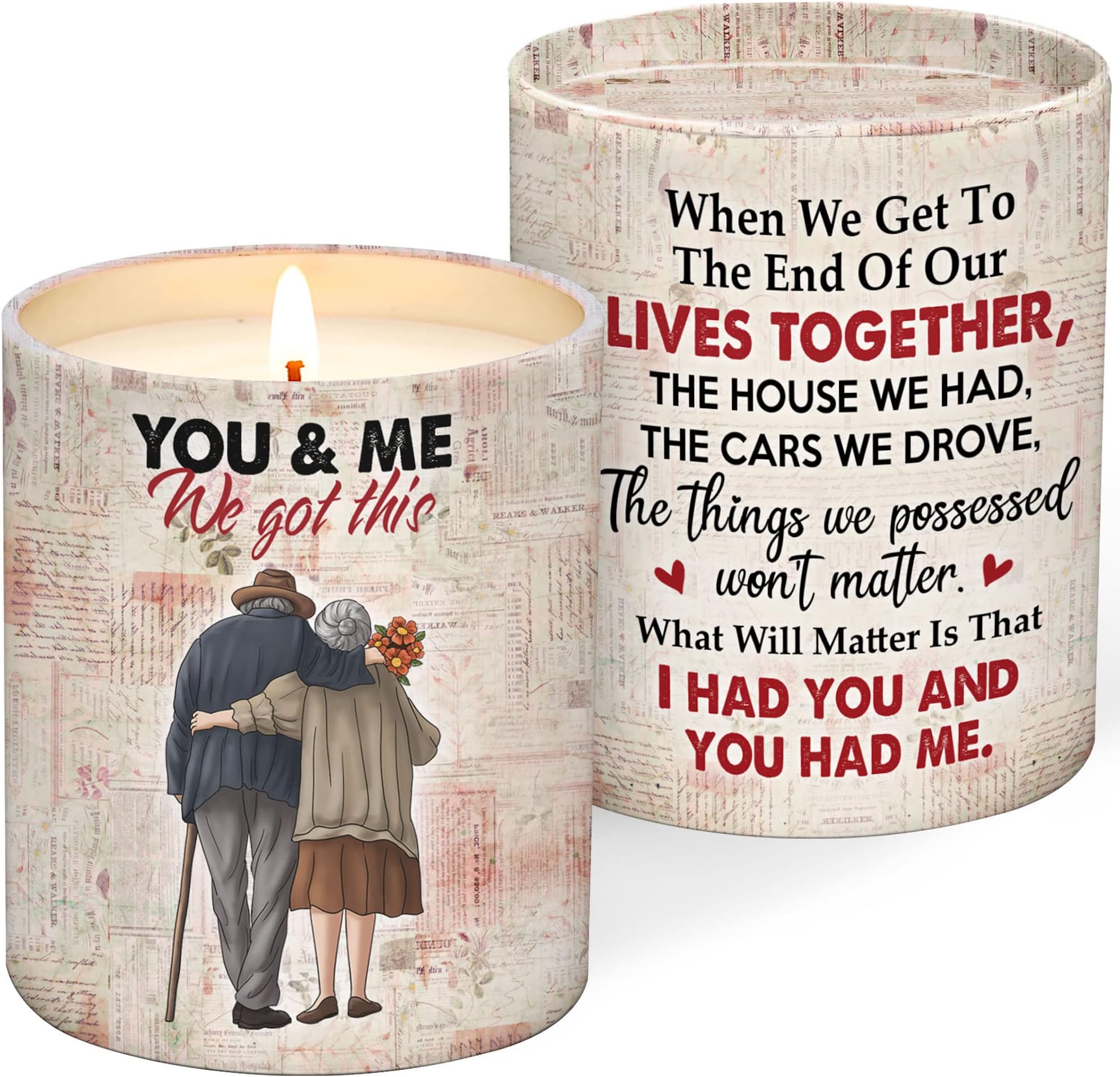 Gifts for Her Anniversary, Gifts for Her - Gifts for Wife, Wife Gifts - Anniversary, Birthday Gifts for Wife - Wife Birthday Gifts Ideas - I Love You Gifts for Her Romantic Lavender Candle 10Oz