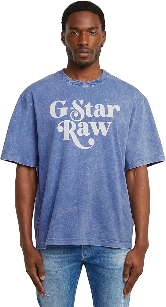 Amazon.co.jp: [ジースターロゥ] Tシャツ メンズ 半袖 オーバーサイズ