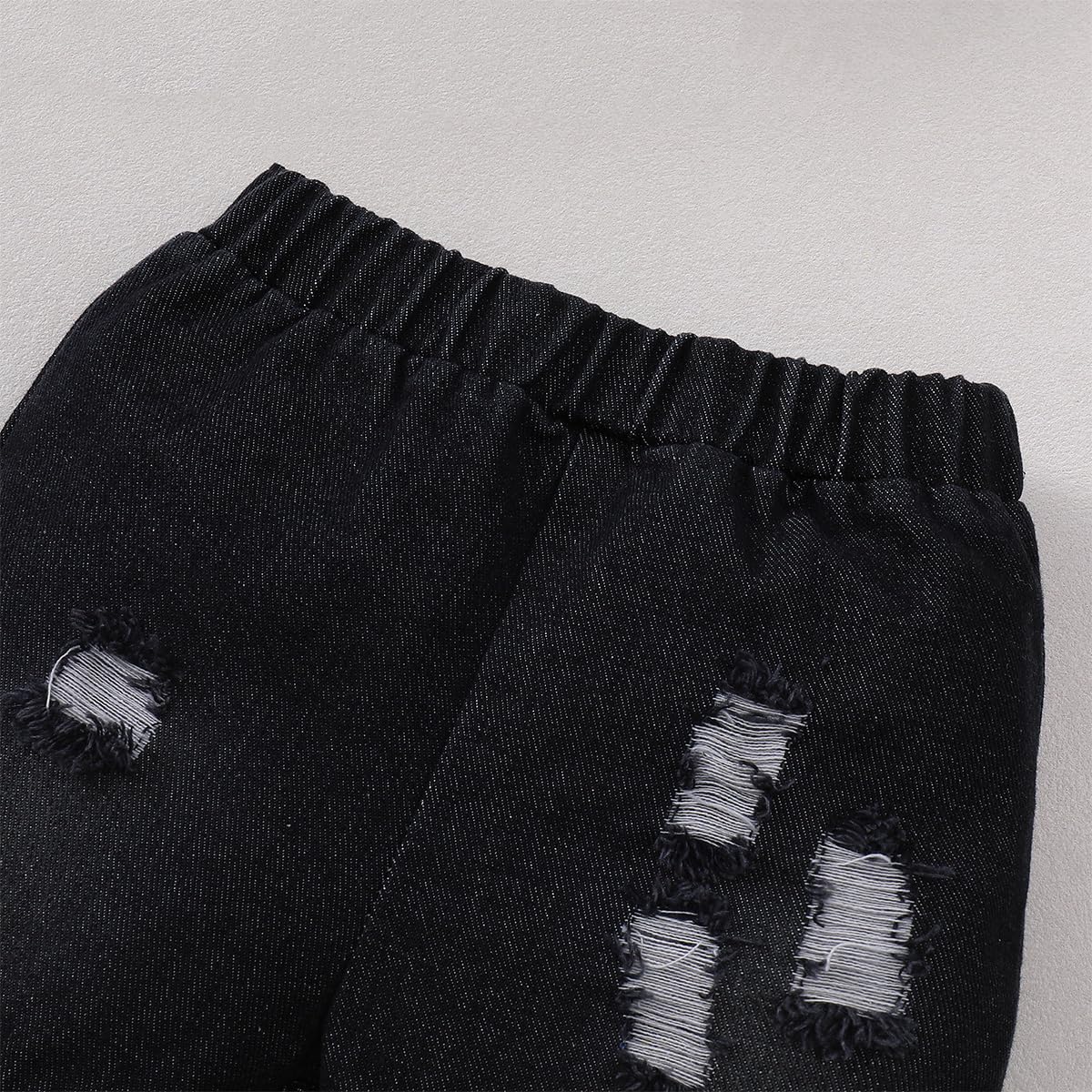 JENJON Vestiti Set per Infantile Bambino Maschio Primaverili Estivi Manica Corta Stampato Carino Maglietta e Jeans Pantaloncini 2Pcs Completo Abiti Outfit - 5