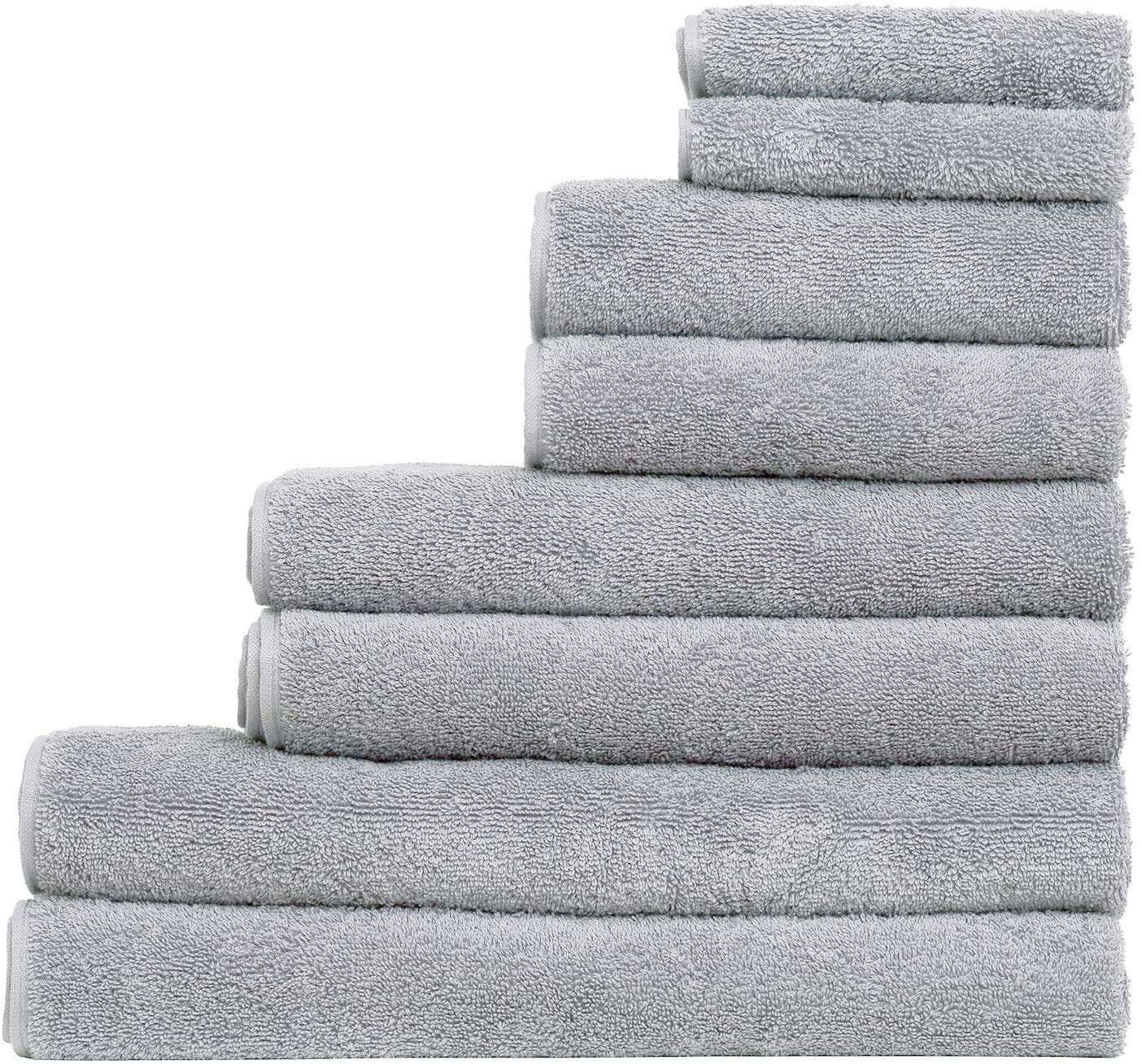 Cabanana Set Di 2 Asciugamani Turchi In Cotone Intrecciato Con Frangia - 100x43 Cm, Asciugatura Rapida, Per Bagno E Cucina, Bianco