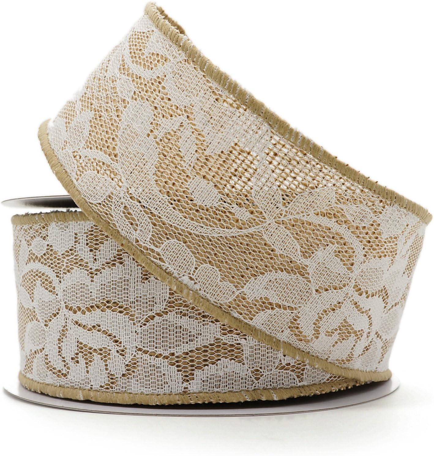 Rustic Lace Ribbon Amazon.com: AK-Trading 2.5
