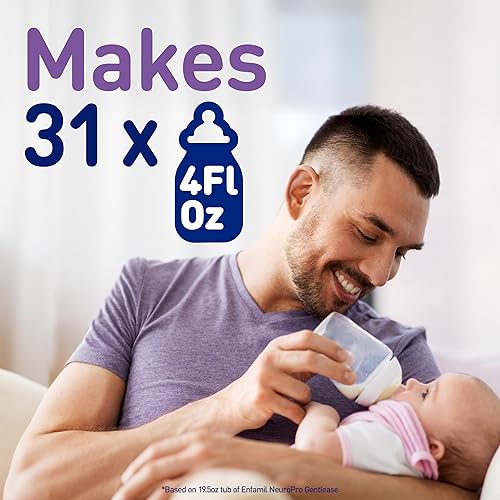Miniatura 7 de Enfamil NeuroPro Gentlease - Fórmula para bebés, DHA para fortalecer el cerebro, mezcla inmune HuMO6, diseñada para reducir la irritación, el