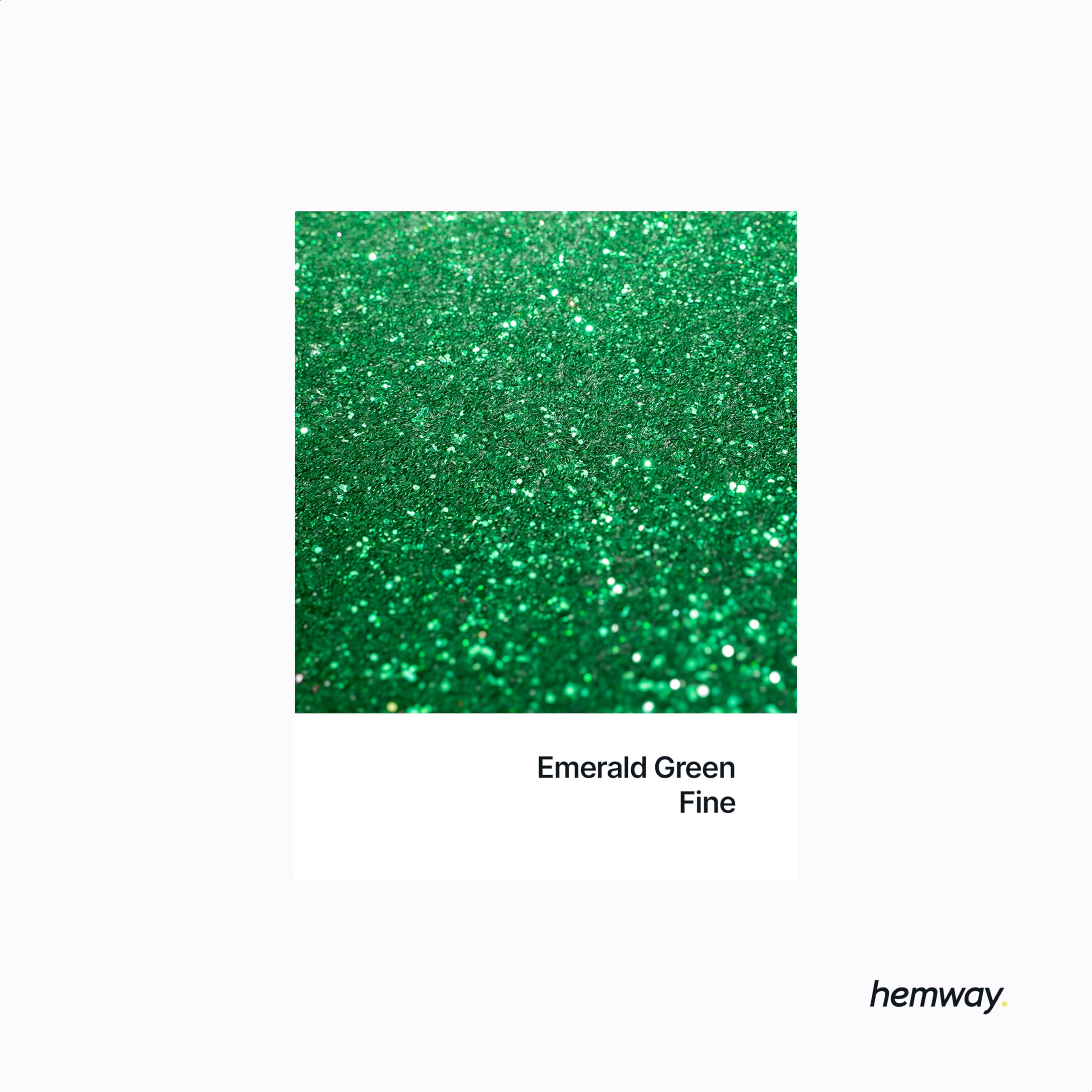 Hemway Premium Glitter Shaker 130g – Emerald Green Holographic Fine Glitter For Resin, Crafts, & Cosmetics - View #5