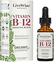 Vista 9 de Líquido B12 Vitamina Sublingual – Vitamina Líquida Totalmente Natural Vegana B12 Gotas – Suplemento de adenosilcobalamina sin OMG y metilcobalamina
