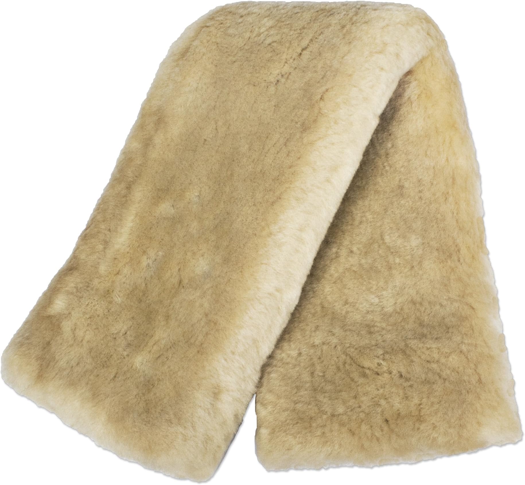 ECP Equine Comfort Products Easy Fit Genuine Merino Sheepskin Girth Cover, Prevents Gall Sores & Chafing, Sweat-Absorbing, Breathable, Soft & Protective