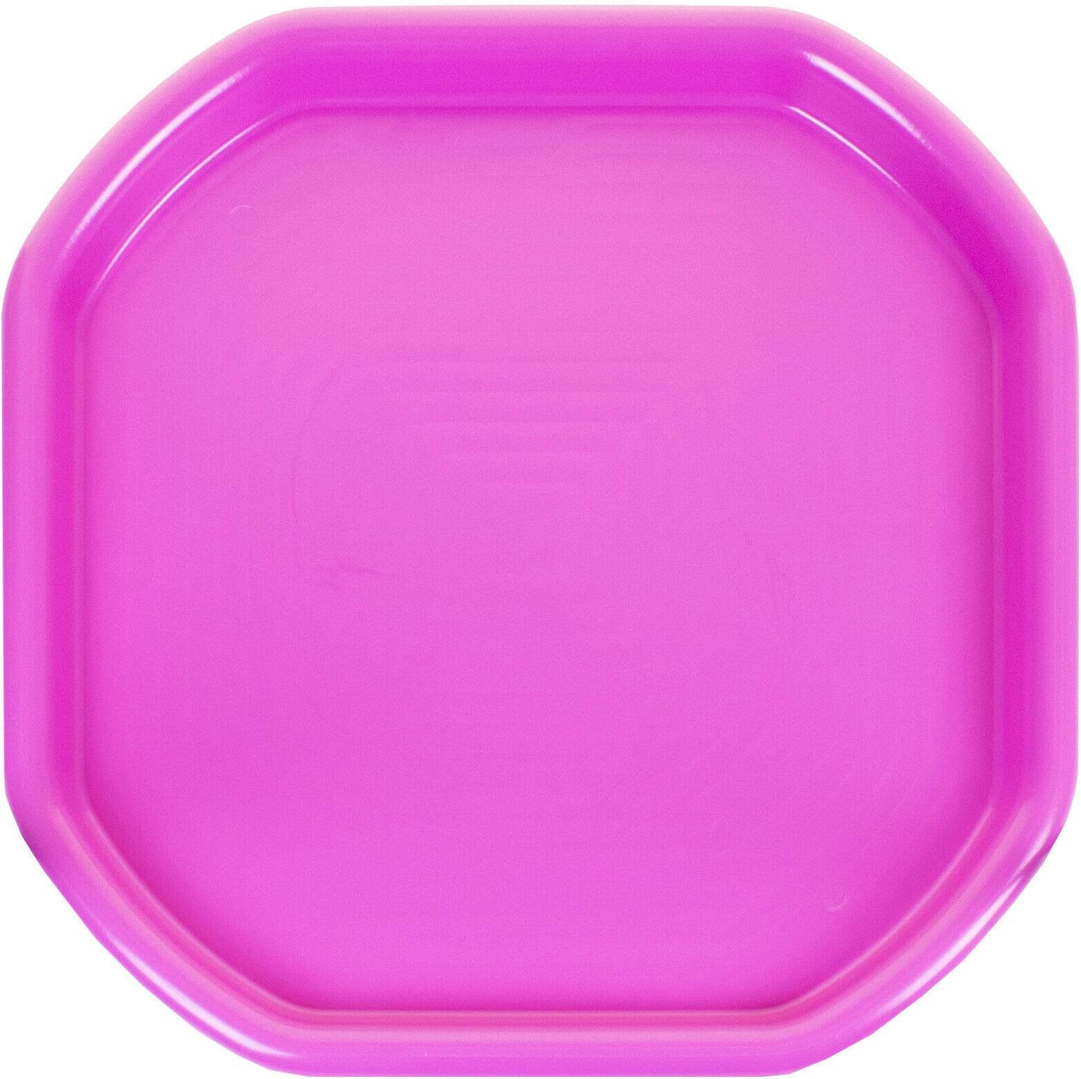 Small Mixing Tray 70cm x 70cm Plastic Assorted Tuff Tray Kids Messy Activities (Pink)