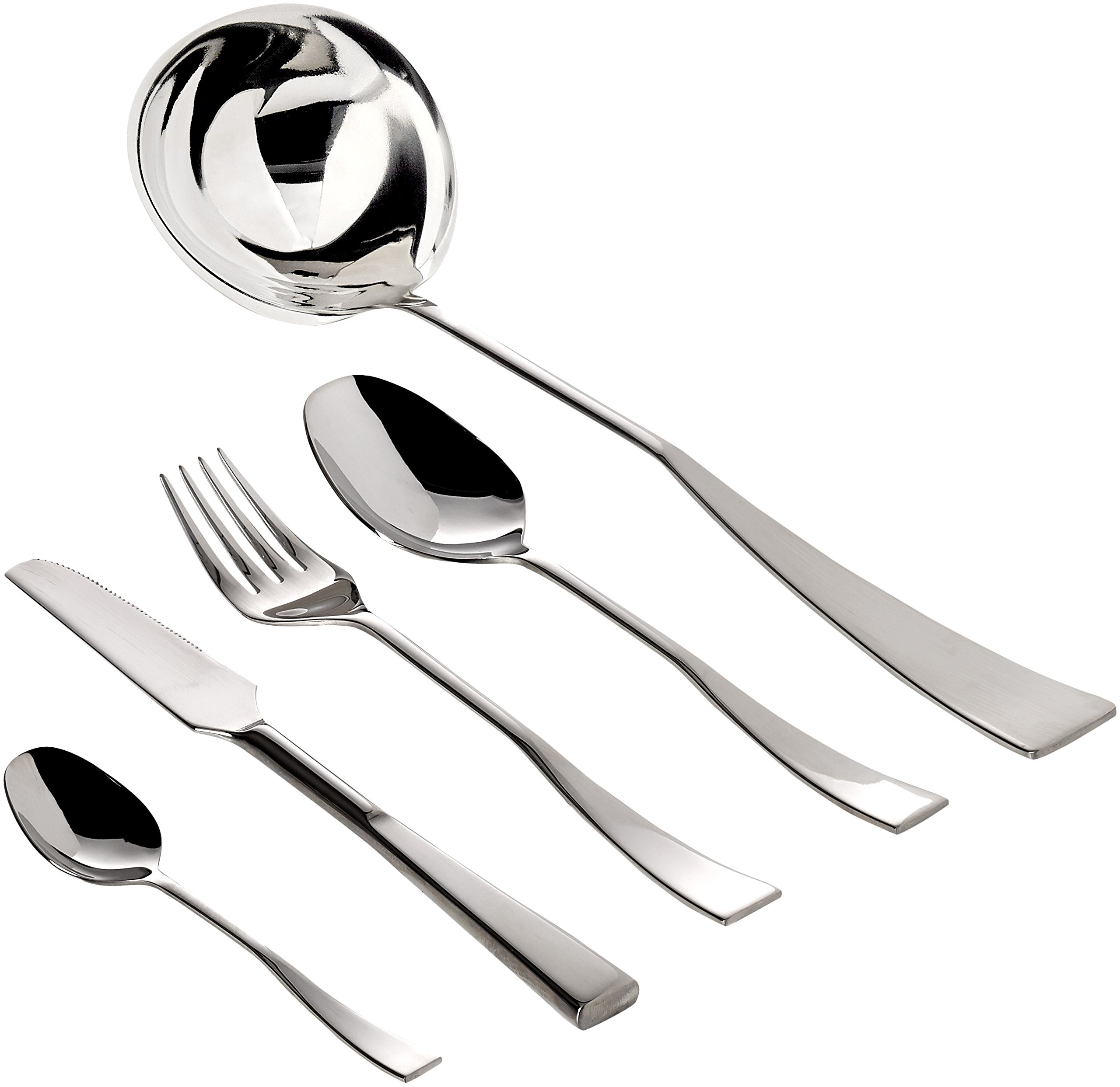 Ménagère de 49 pièces Mepra Italia en acier inoxydable pour table élégante