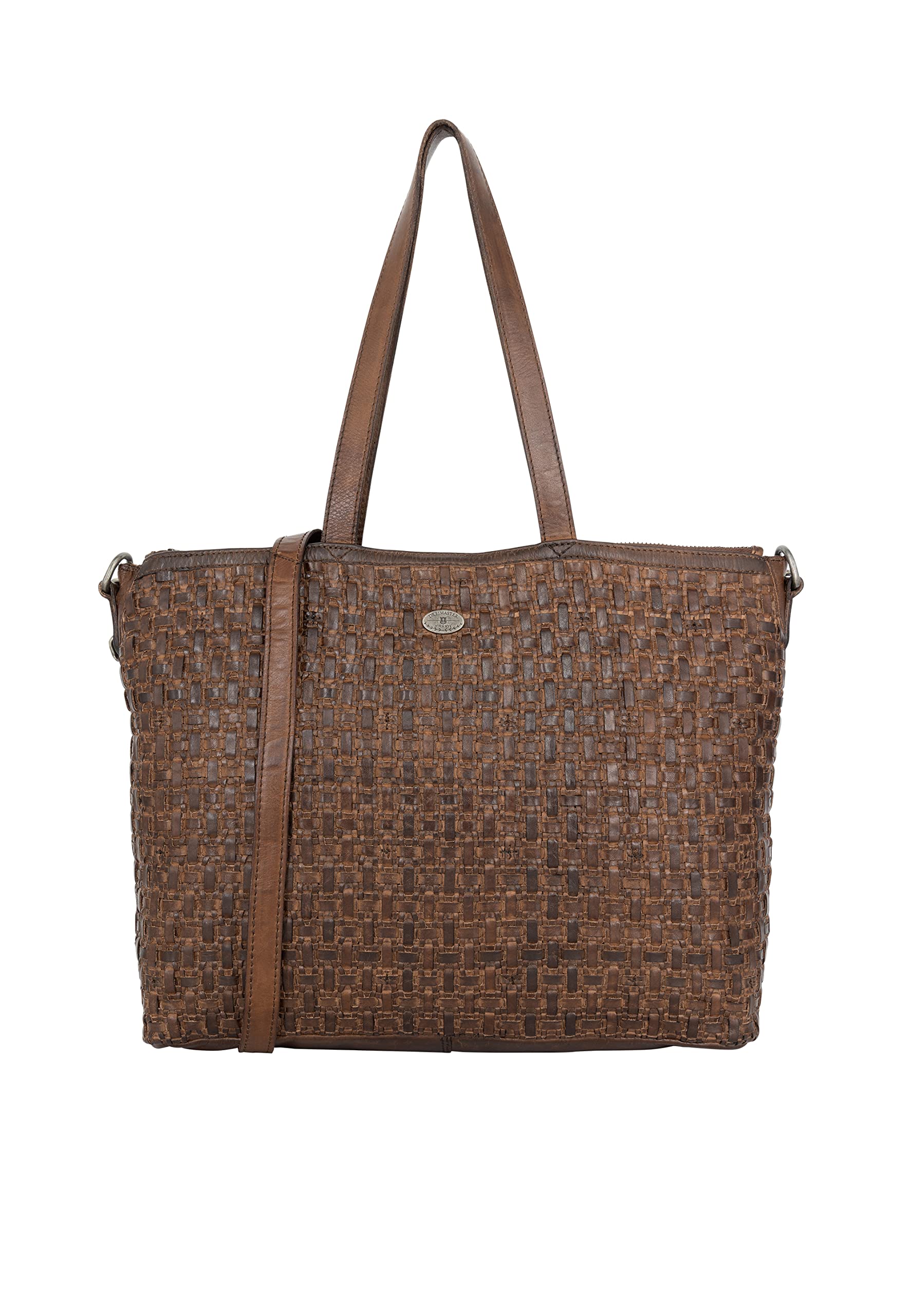 incus Women's Leather Shopper, Brown, One Size