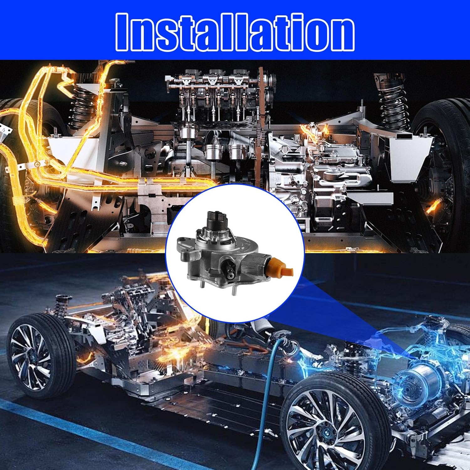 DS7G2A451CB ブレーキ真空ポンプ、フォードフュージョン2014-2020、フォードエスケープ2017-2019用、交換:1