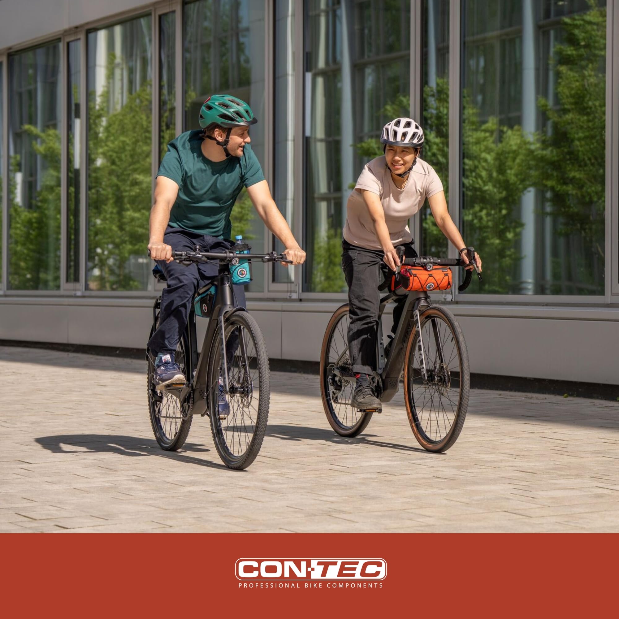 Contec Fahrradhalter Rock'n' Roll, für Erwachsene, Schwarz, One Size