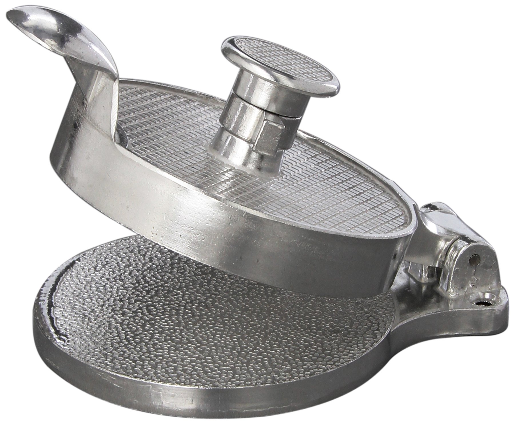 American Metalcraft AHM485 regulowana aluminiowa forma do hamburggera, średnica 11 cm, srebrna