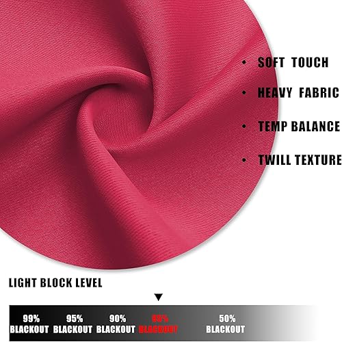 Miniatura 9 de Coffer - Cortina opaca con cenefa marrón, con ojales en la parte superior, cortinas con aislamiento térmico para cocina (1 paquete, 54 pulgadas de