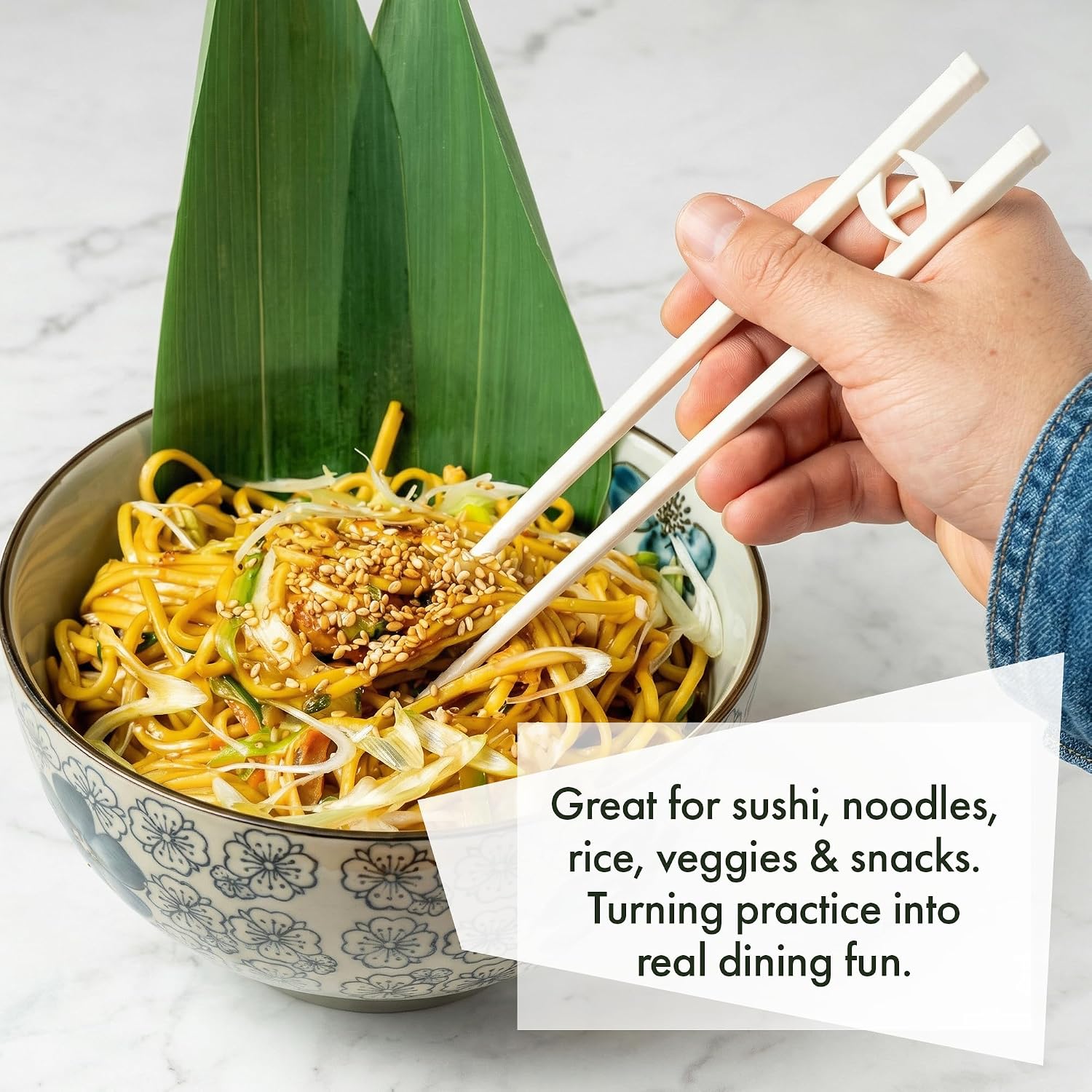 Training Chopsticks for Adults, Easy-To-Use Design, 4-Piece Set