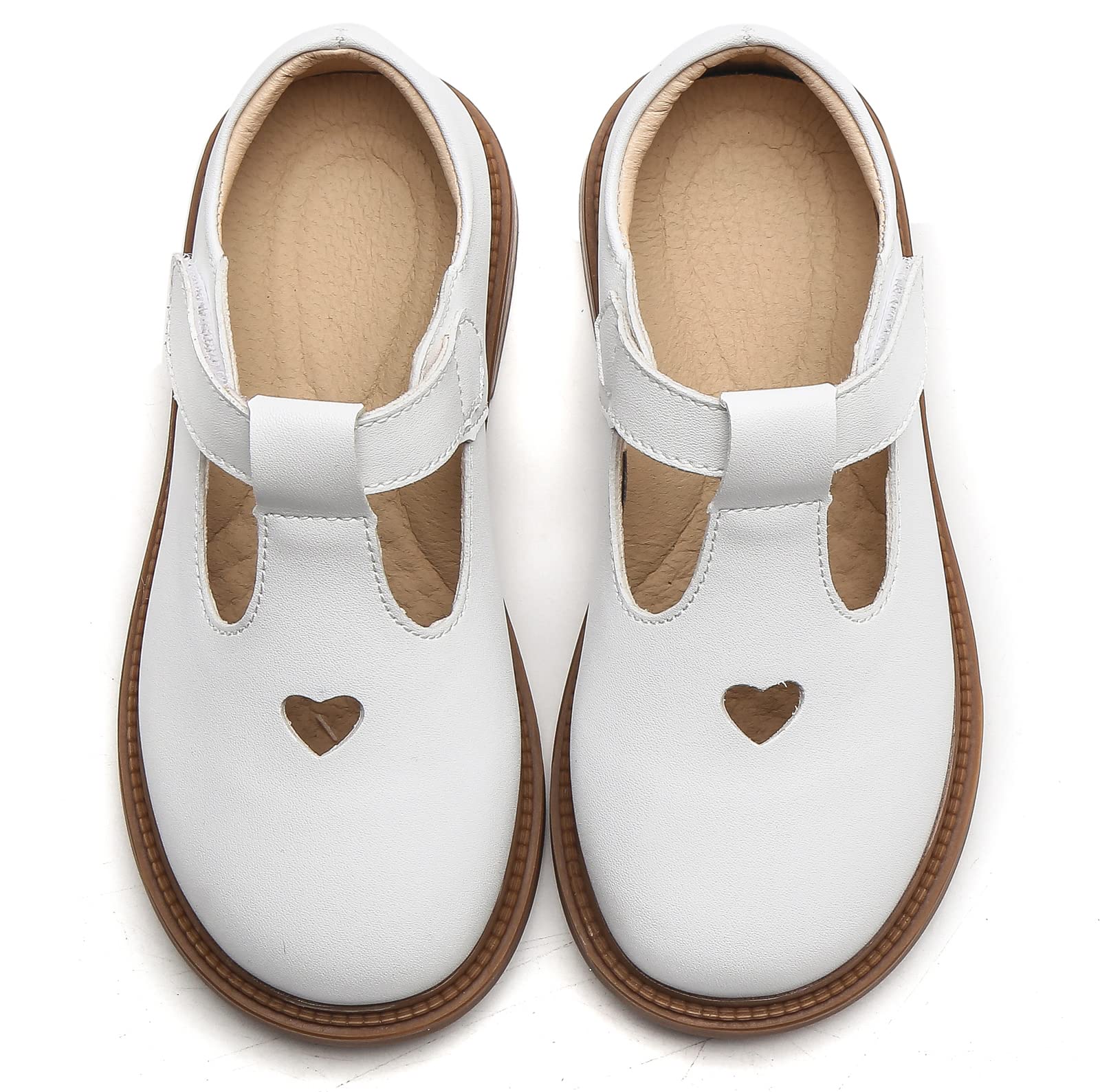 WUIWUIYU Filles Mary Janes Chaussure Enfant de Princesse Étudiants Fête 26-37EU