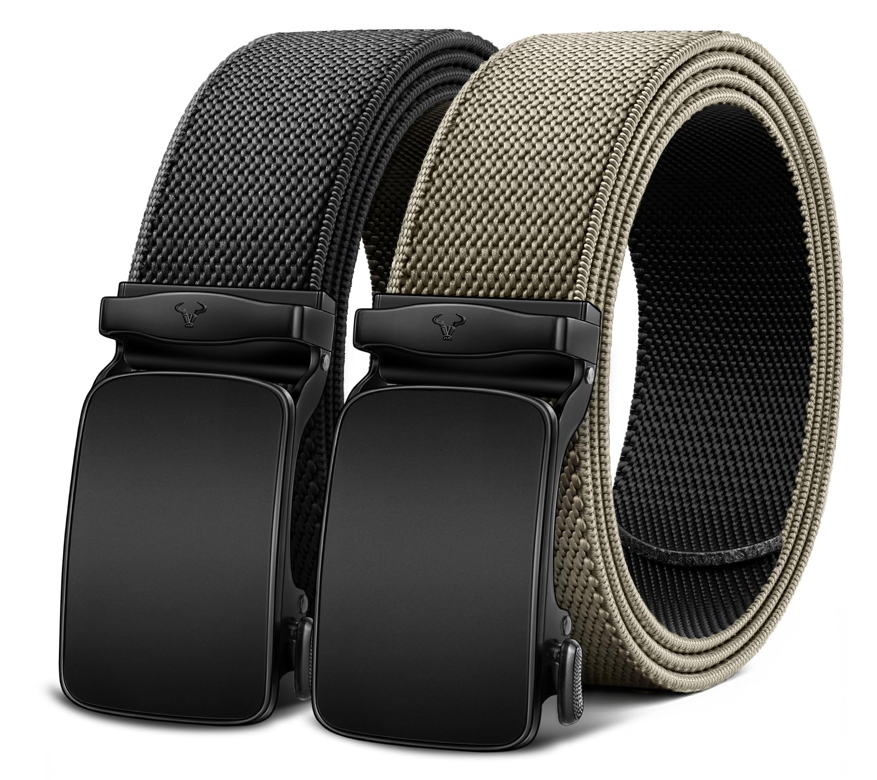 Men Belt-Reversible Ratchet Belt Stretchable for Gift Men Work Casual Golf 1 3/8"-Cut For Fit -2 In 1Belt